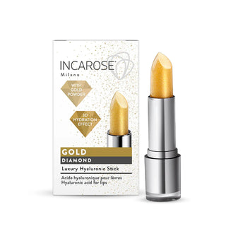 Incarose Diamond Lipstick Gold 4ml