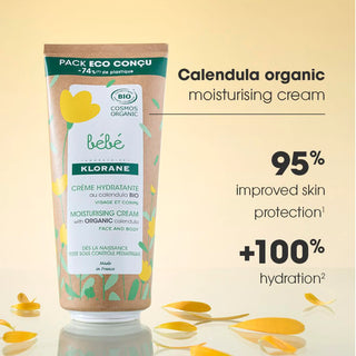 Klorane Baby Moisturizing Cream with Calendula Organic 200ml