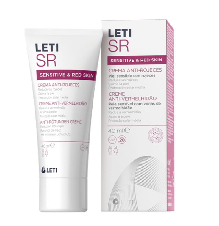 Leti SR Sensitive and Red Skin Cream SPF20 40ml