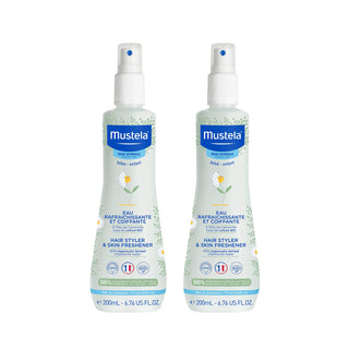 Mustela Hair Styler and Skin Freshener Water 200ml PACK of 2