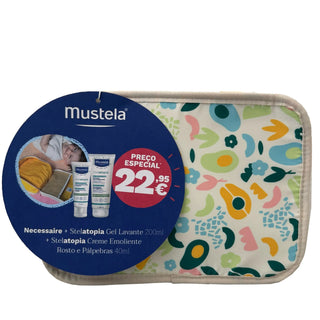 Mustela Necessaire Stelatopia Cleansing Gel 200ml + Stelatopia Face Cream 40ml