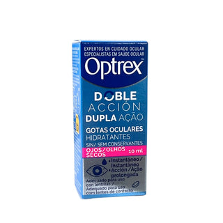 Optrex Colirio Dupla Ação Olhos Secos X 10 ml .