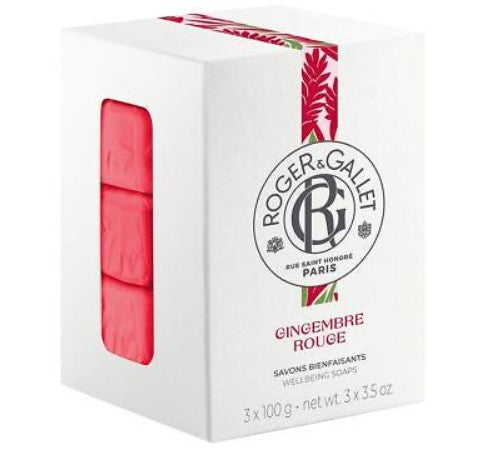 Roger&Gallet Gingembre Rouge Soaps 3x100g