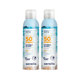 Sensilis Body Spray 50 Dry Touch Pack 2x200ml