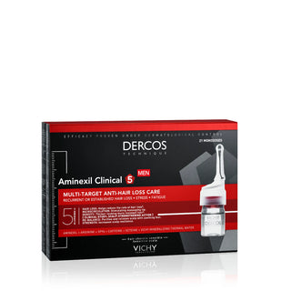 Vichy Dercos Aminexil Clinical 5 Anti-hair Loss Men Ampoules 21x6ml