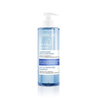 Vichy Dercos Mineral Soft Fortifying Shampoo for Frequent Use 400ml