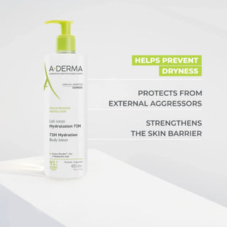A-Derma Hydrating Body Lotion 72h 400ml