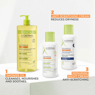 A-Derma Exomega Control Emollient Shower Oil 1000ml