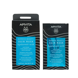 Apivita Express Beauty Hydrating Hair Mask with Hyaluronic Acid 20ml