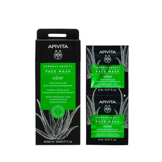 Apivita Express Beauty Mask Aloe Moisturizing 2x8ml