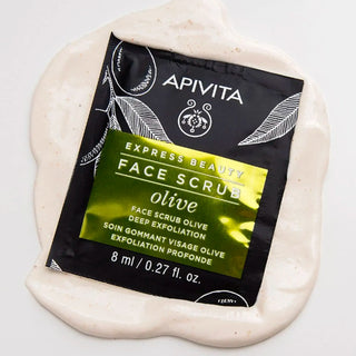 Apivita Express Beauty Face Scrub Olive Deep Exfoliation 2x8ml