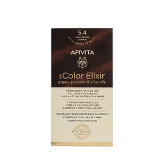 Apivita My Color Elixir 5.4 Light Coppery Brown