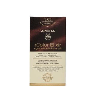 Apivita My Color Elixir 5.65 Light Brown Mahogany Red