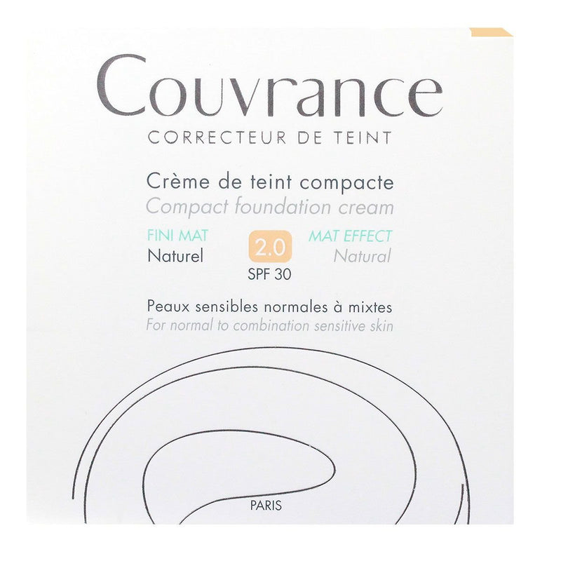 Avène Couvrance Make-Up Compact Oil-Free 2.0 - Natural 10g