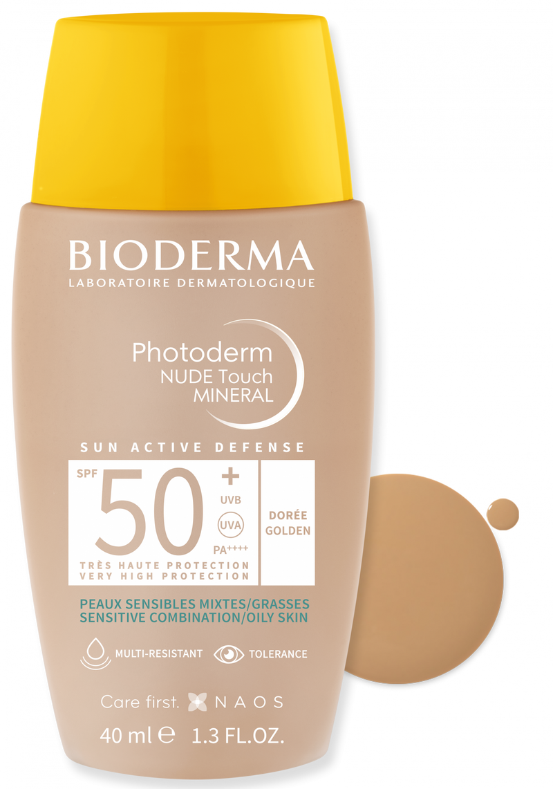 Bioderma Photoderm Nude Touch Mineral SPF 50+ Golde 40ml