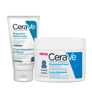 CeraVe Pack Reparative Hand Cream 50ml + Moisturising Cream 340g