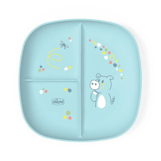 Chicco Divided Plate Blue 18M+ 1Pc