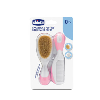 Chicco Brush and Comb Pink 0M+
