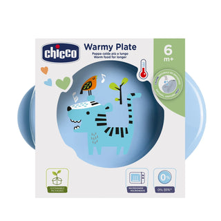 Chicco Thermal Plate Blue 6M+ 1Pc