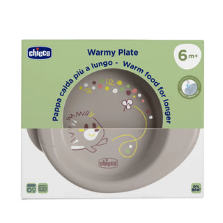 Chicco Thermal Plate Grey 6M+ 1Pc