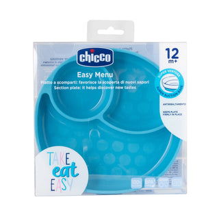 Chicco Easy Plate Menu Blue +12M 1Pc