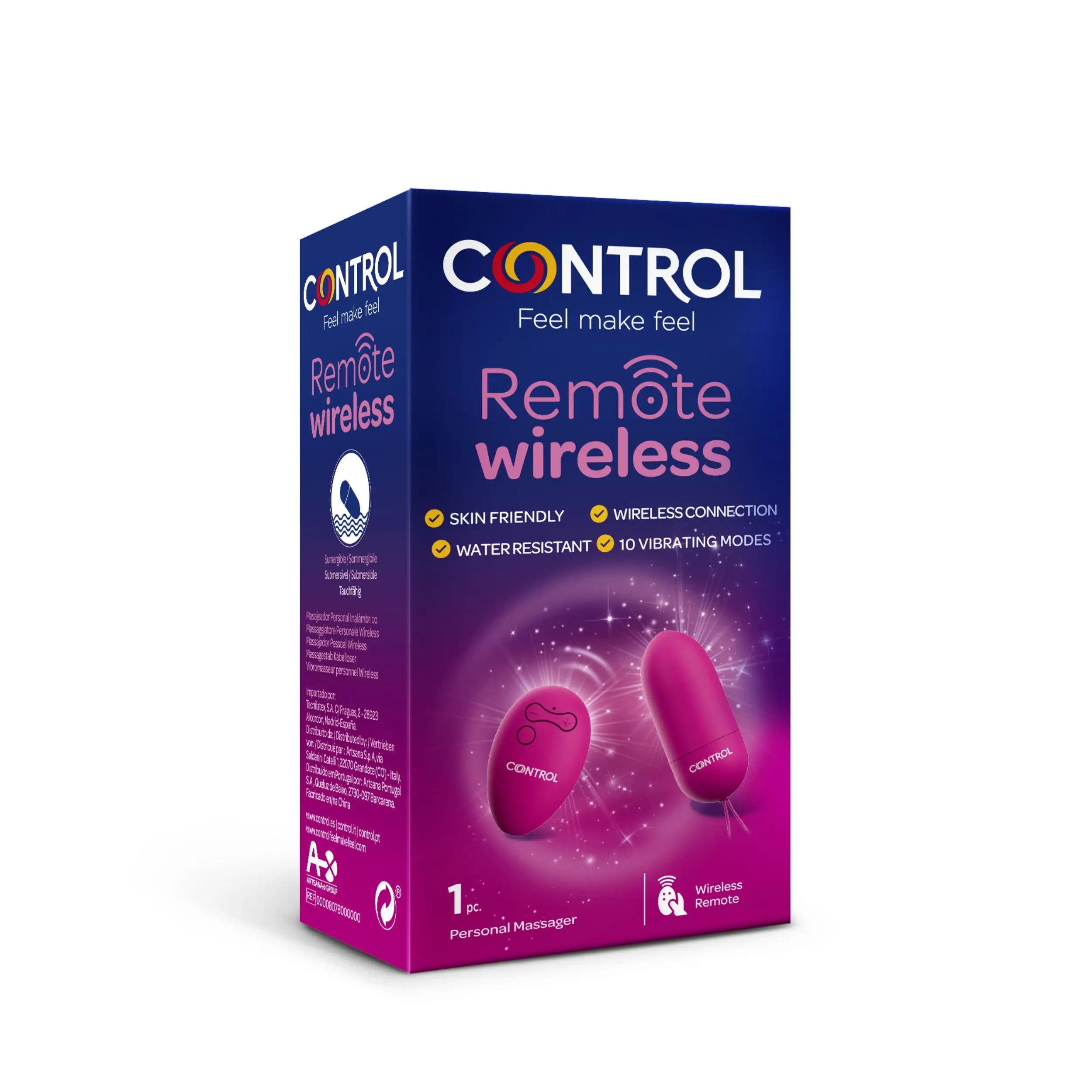 Control Remote Wireless Personal Massager 1 Unit | Be and Care Be & Care Control Remote Wireless Personal Massager 1 Unit | Be and Care Be & Care