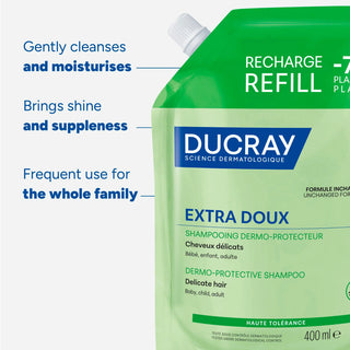 Ducray Extra Doux Shampoo Refill 400ml