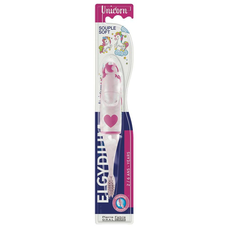 Elgydium Kids Unicorn 2/6 Years Toothbrush