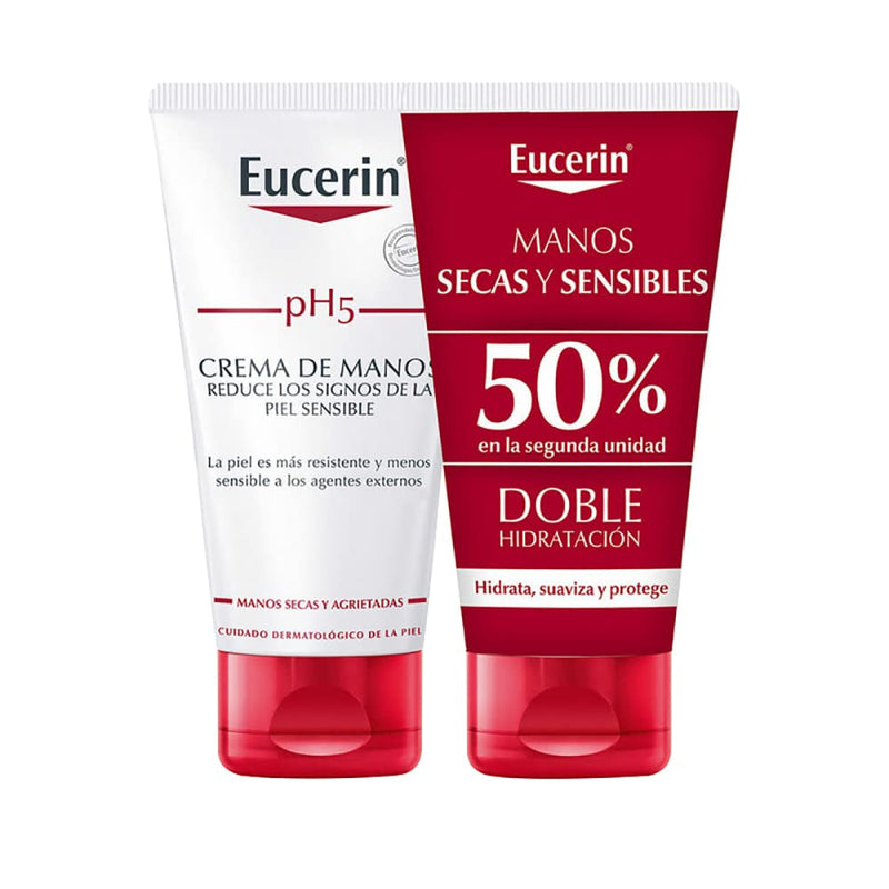 Eucerin pH5 Hand Cream 75ml x 2 | Be & Care