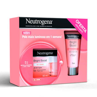 Neutrogena Bright Boost Gel-Cream 50ml + Exfoliating Cream 75ml