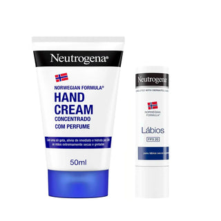 Neutrogena Hand Cream Concentrated with/ Perfume - 50ml + Lip Balm