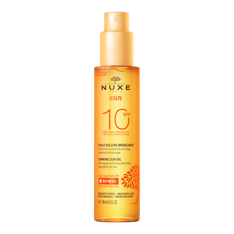 Nuxe Sun Tanning Oil SPF10 Face and Body 150ml