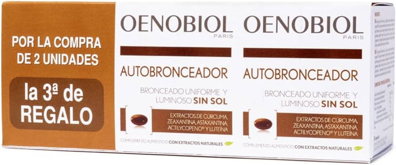 Oenobiol Self Tanning Sans Soleil 3 x 30 Caps