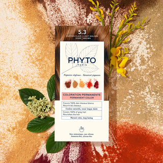 Phyto Permanent Hair Color 5.3 Light Golden Brown