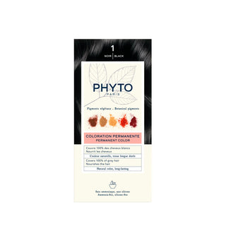 Phyto Permanent Hair Color 1 Black