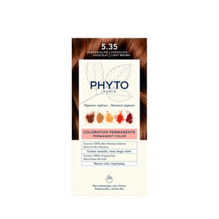 Phyto Permanent Hair Color 5.35 Chocolate Light Brown