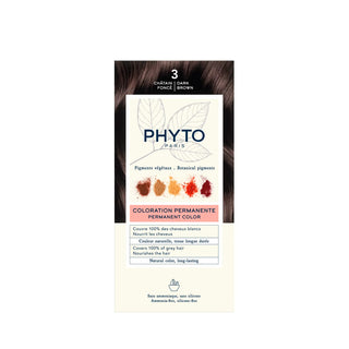 Phyto Permanent Hair Color 3 Dark Brown