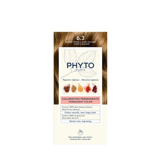 Phyto Permanent Hair Color 6.3 Dark Golden Blonde