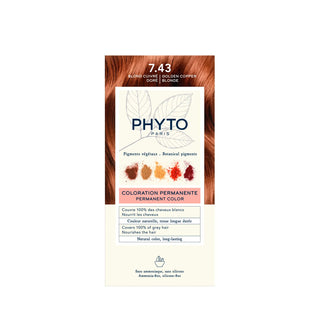 Phyto Permanent Hair Color 7.43 Copper Golden Blonde