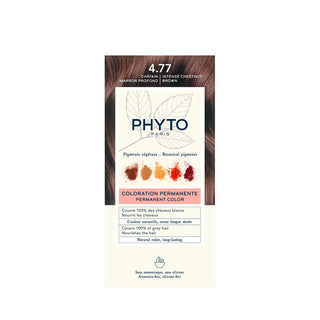 Phyto Permanent Hair Color 4.77 Intense Chestnut