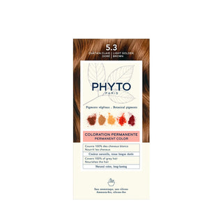 Phyto Permanent Hair Color 5.3 Light Golden Brown