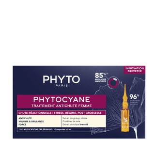 Phyto Phytocyane Anti Hair Loss Reactional Treatment For Woman 12x5ml
