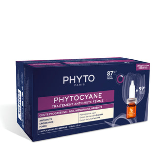 Phyto Phytocyane Anti Hair Loss Progressive Treatment for Woman 12x5ml