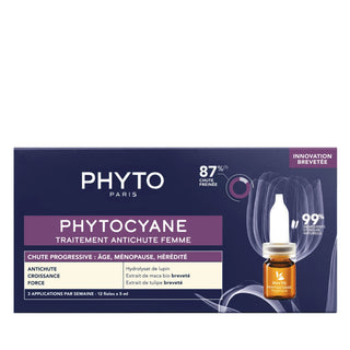 Phyto Phytocyane Anti Hair Loss Progressive Treatment For Woman 12x5ml