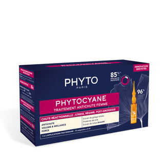 Phyto Phytocyane Anti Hair Loss Reactional Treatment for Woman 12x5ml