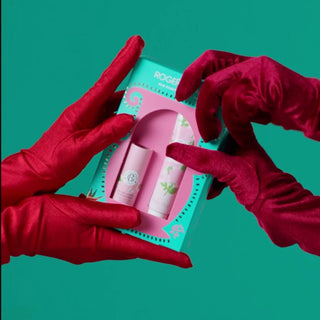 Roger&Gallet Christmas Gift Set: Rose Lip Balm + Hand Cream 30ml