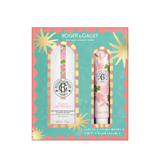 Roger&Gallet Christmas Gift Set: Fleur de Figuier Fragrant Water 30ml+ Hand Cream 30ml