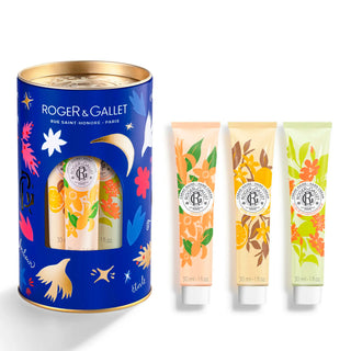 Roger&Gallet Christmas Kit 3 Hand Creams, Neroli, Bois d'Orange and Fleur d'Osmanthus