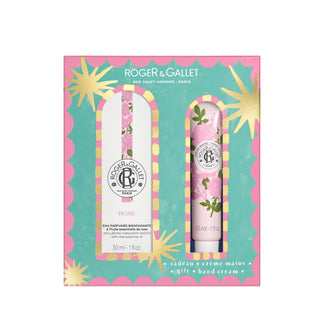 Roger&Gallet Christmas Gift Set: Rose Fragrant Water 30ml+ Hand Cream 30ml