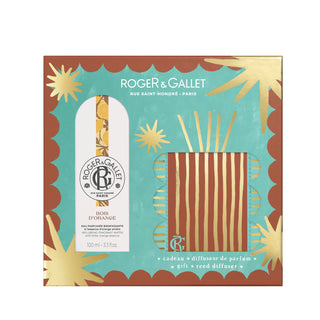Roger&Gallet Christmas Gift Set: Bois d'Orange Fragrant Water 100ml  + Diffuser